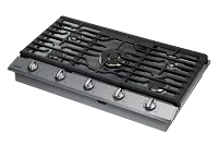 Samsung 7755 Series Stainless Steel 36" Gas Cook Top