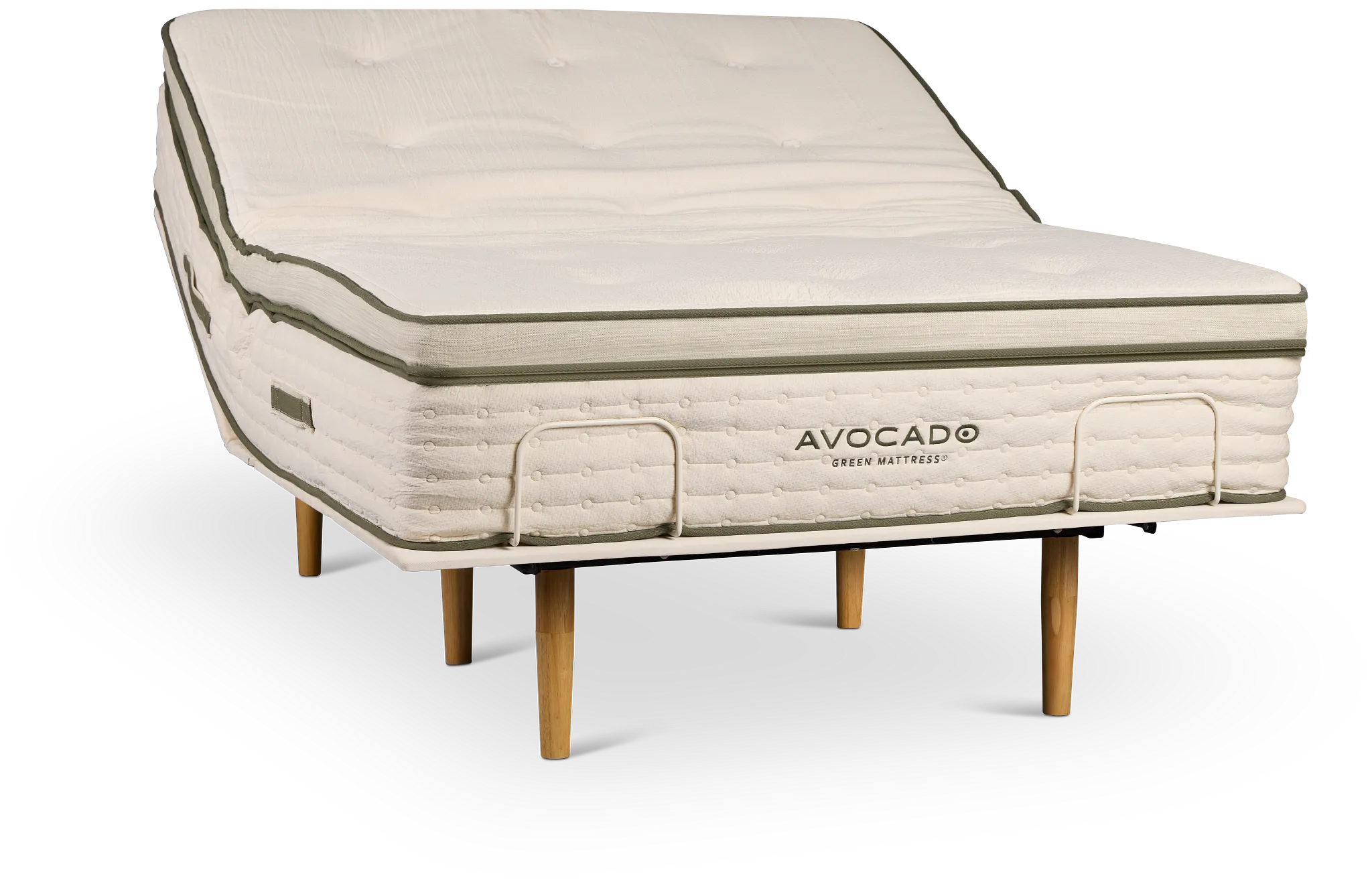 Avocado Green Plush Eco Adjustable Mattress Set