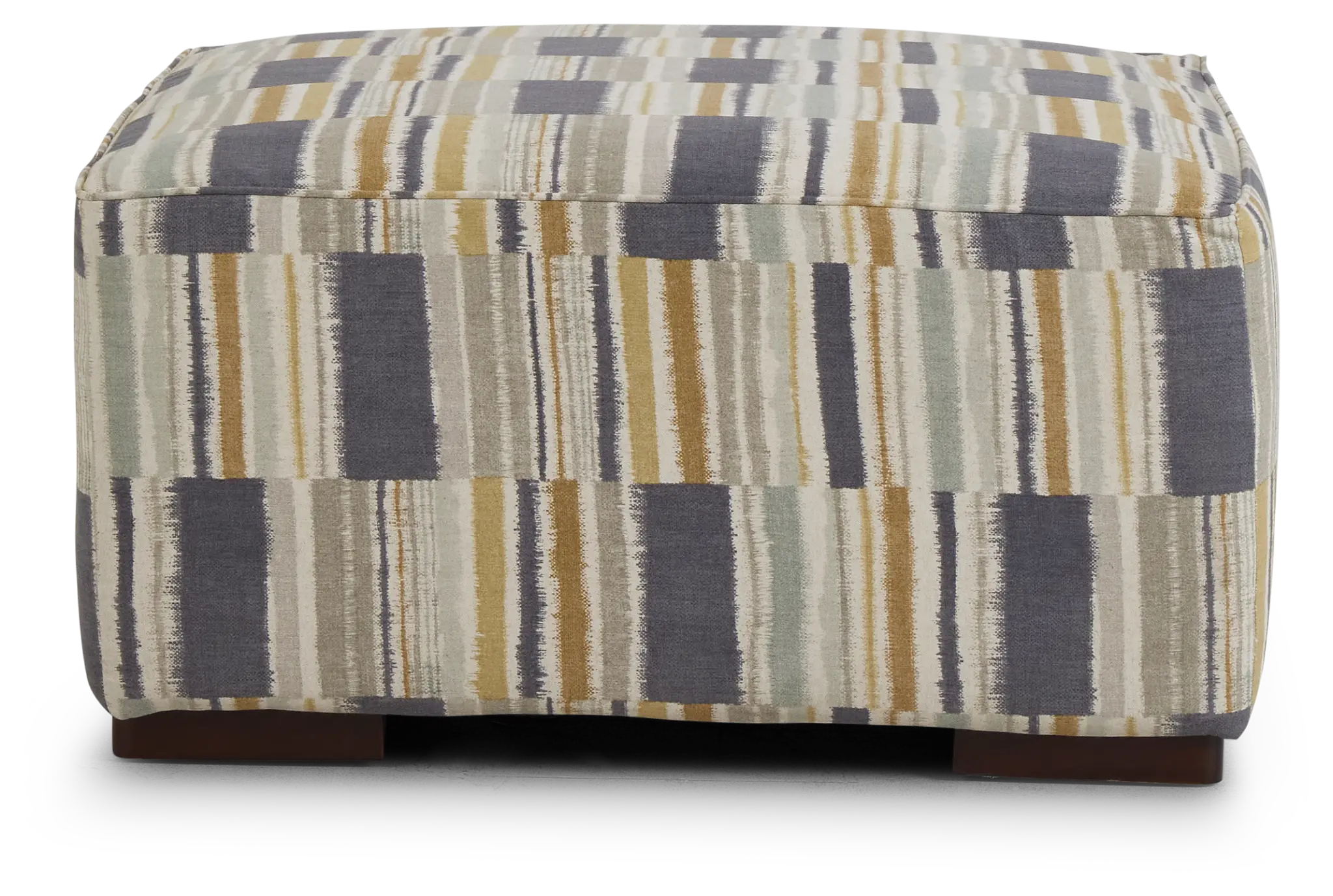 Seydou Yellow Fabric Cocktail Ottoman Seydou Yellow Fabric Cocktail Ottoman
