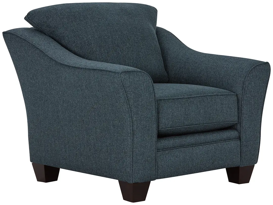 Avery Dark Blue Fabric Chair Avery Dark Blue Fabric Chair