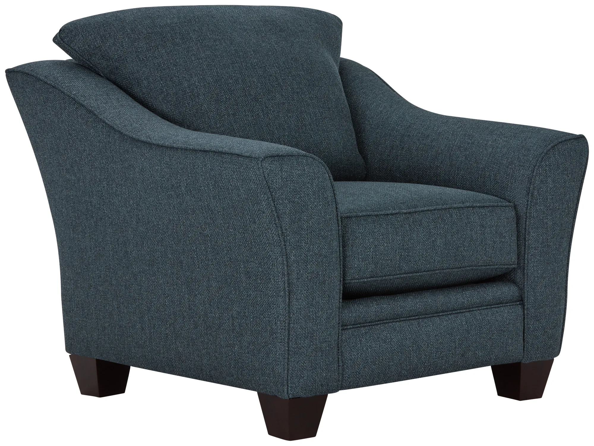 Avery Dark Blue Fabric Chair