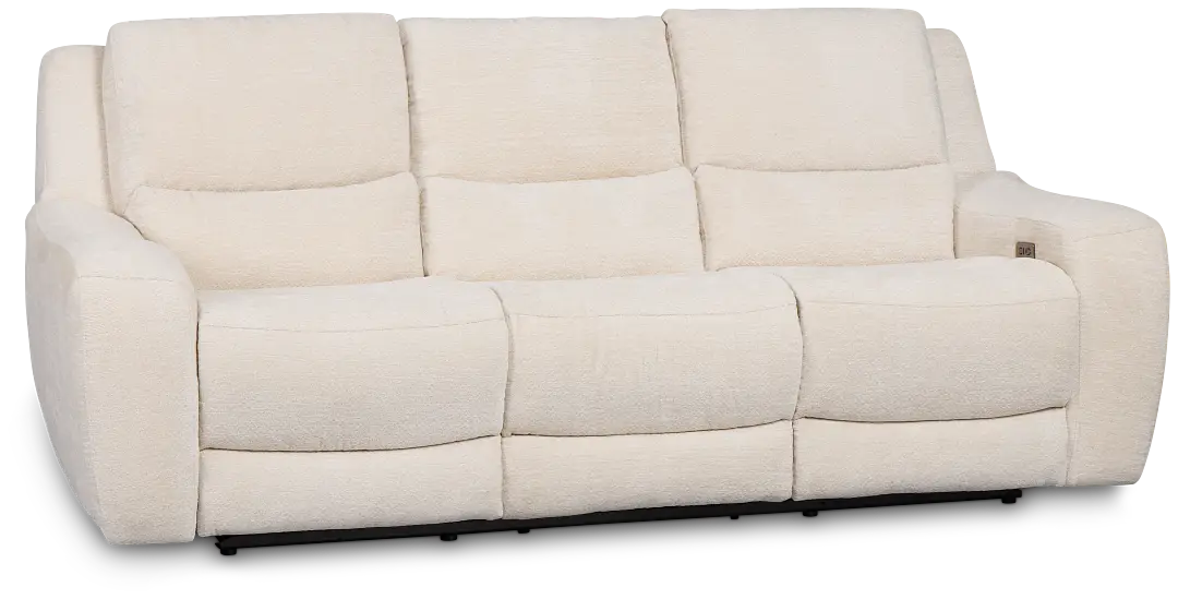 Bennett Light Beige Fabric Power Reclining Sofa Bennett Light Beige Fabric Power Reclining Sofa