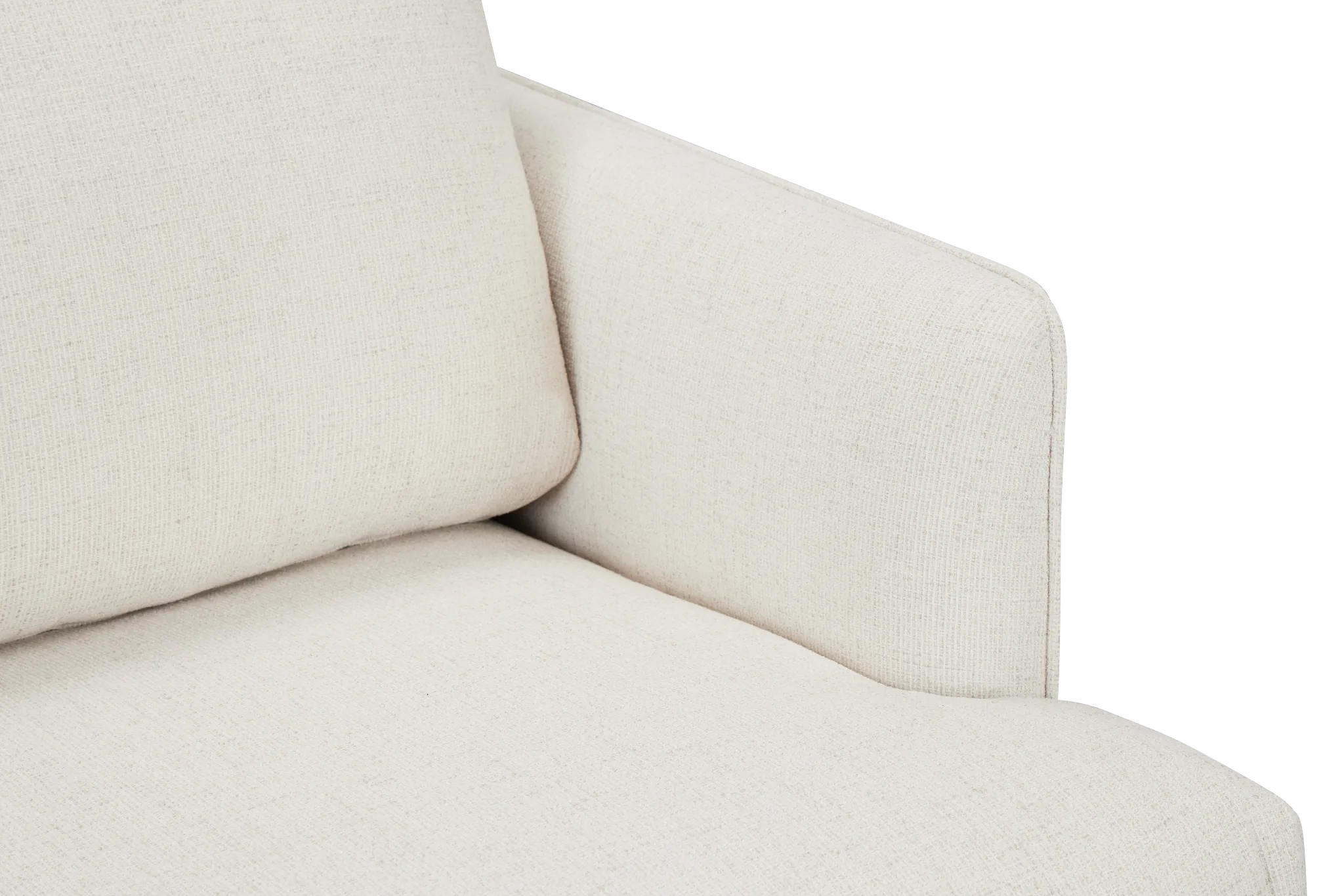 Easton Light Beige Fabric Loveseat