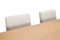 Park Ridge Light Tone Rectangular Table & 4 Upholstered Chairs