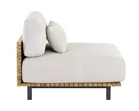 Libby Ivory Fabric Armless Chair