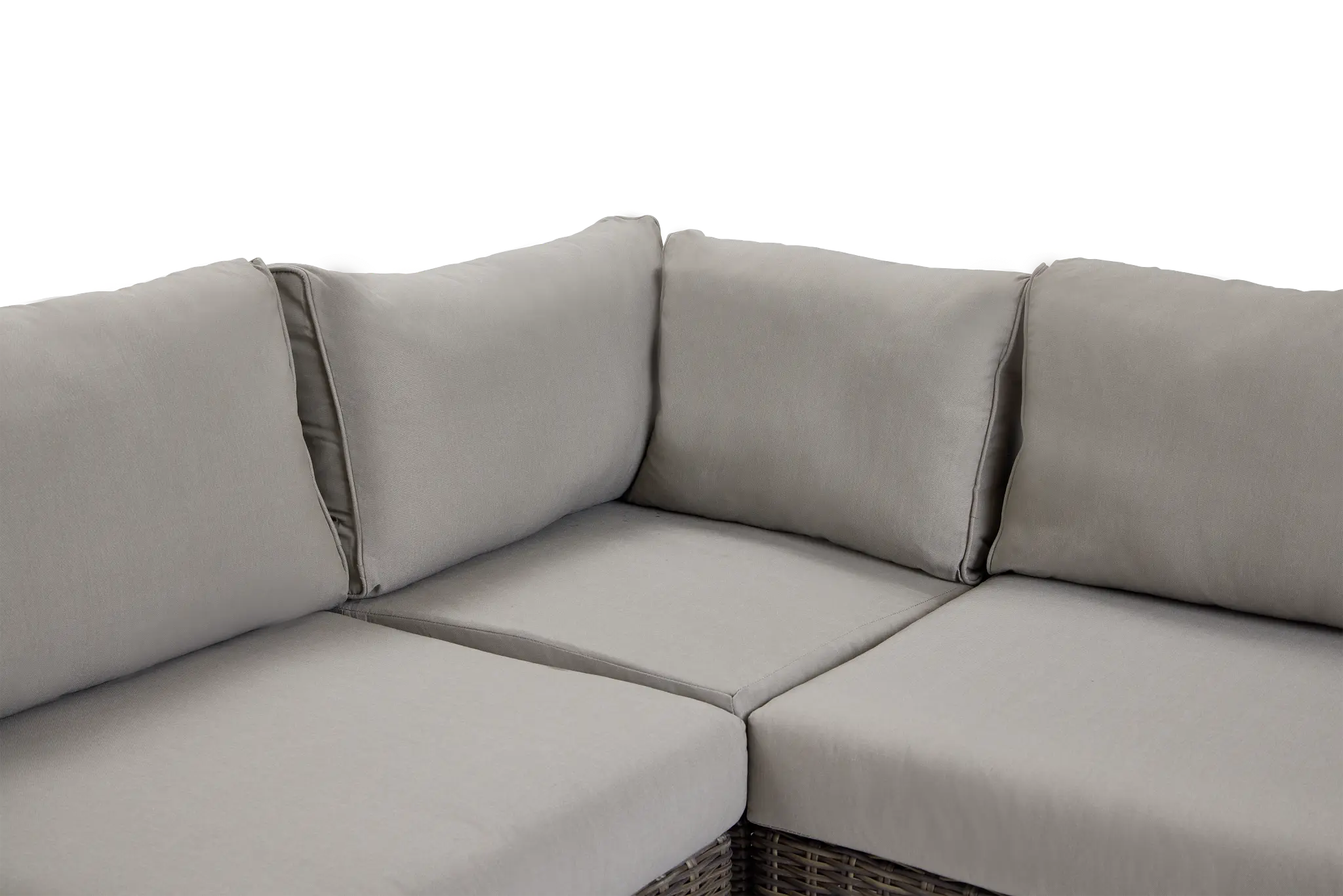Tulum Gray Woven Two-arm Sectional Tulum Gray Woven Two-arm Sectional