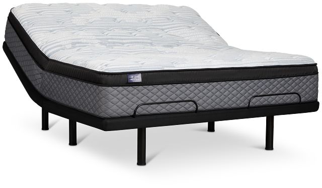 Kevin Charles By Sealy Signature Plush Deluxe Adjustable Mattress Set