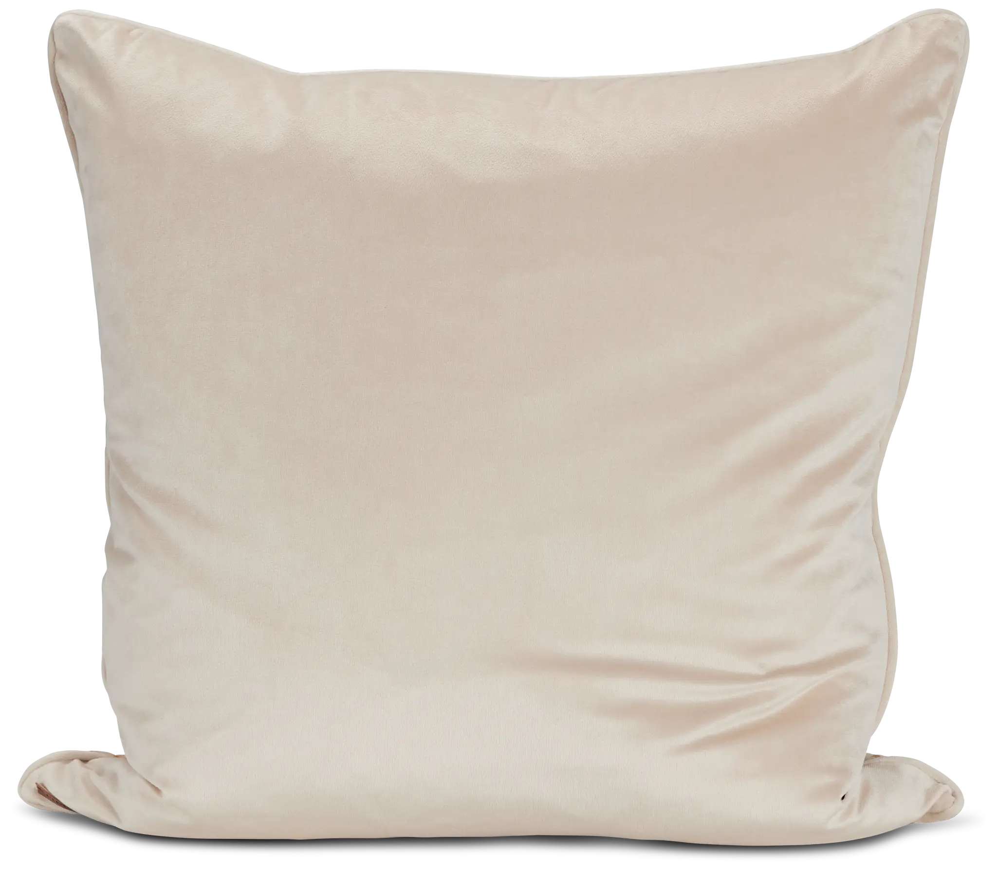 Lara Beige 22" Square Accent Pillow Lara Beige 22" Square Accent Pillow