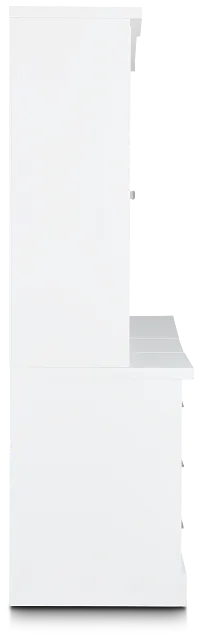 Newport White Drawer Bookcase Wall