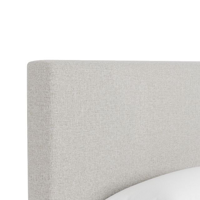 Gayton Elavation Khaki 54" Upholstered Platform Bed
