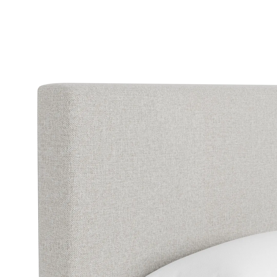 Gayton Elavation Khaki 54" Upholstered Platform Bed