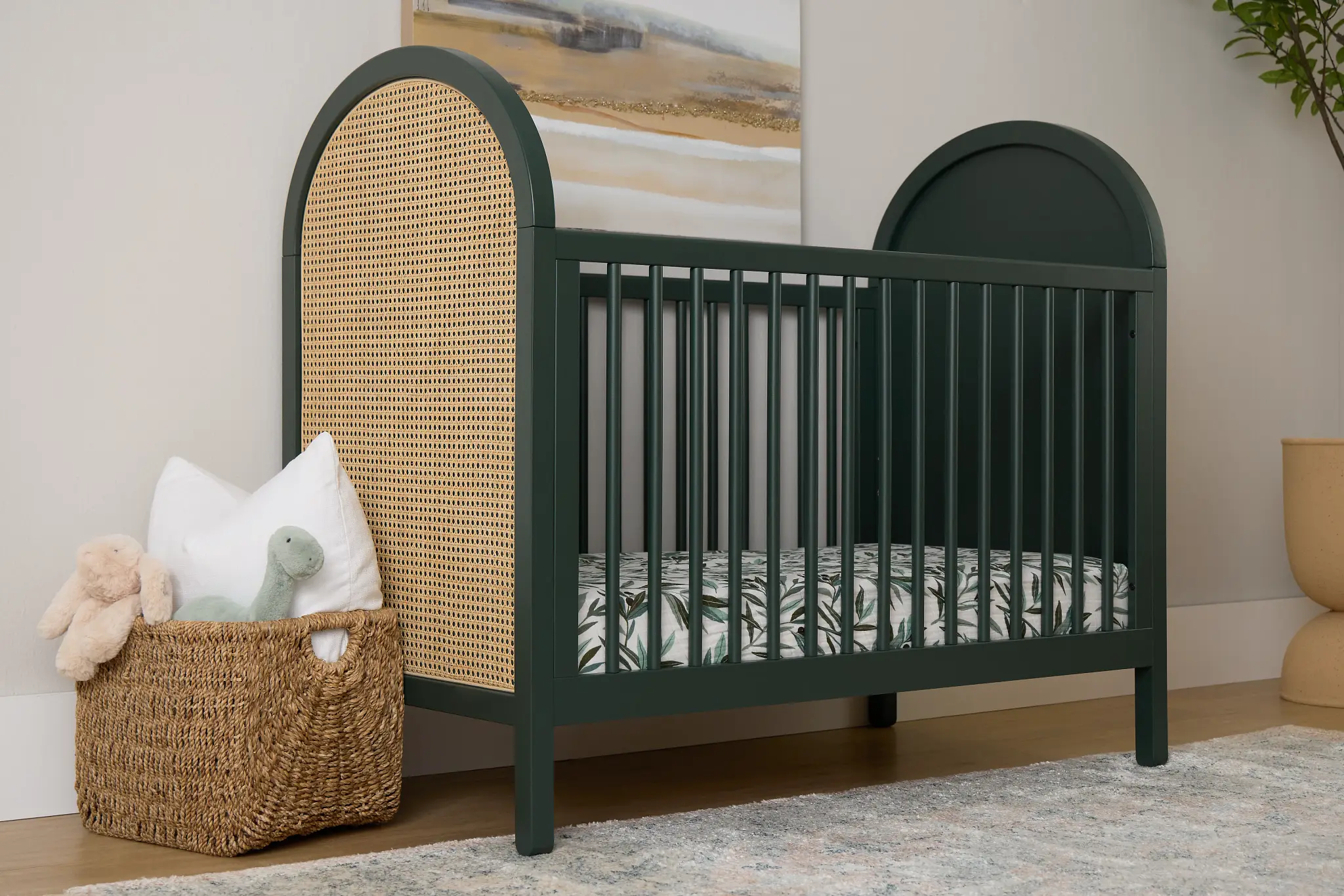 Riley Green Woven 3-in-1 Crib Riley Green Woven 3-in-1 Crib