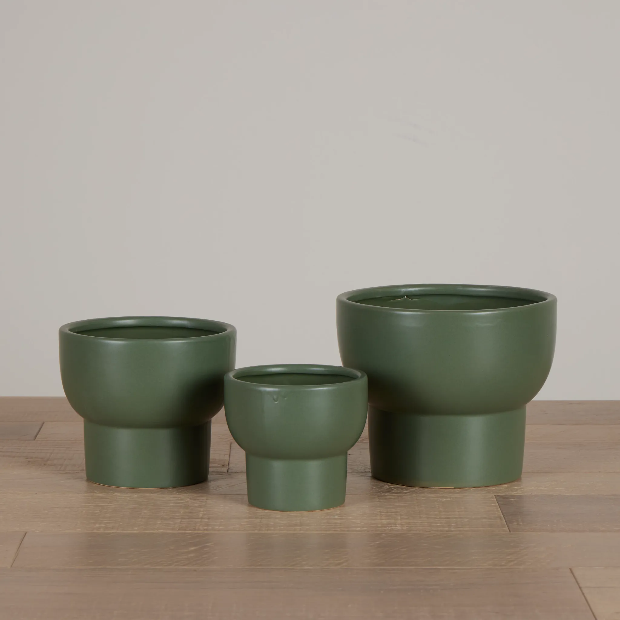 Odele Green Set Of 3 Planter