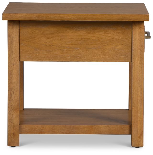 Provo Mid Tone Storage End Table
