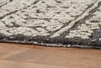 Holdner Black 8x10 Area Rug