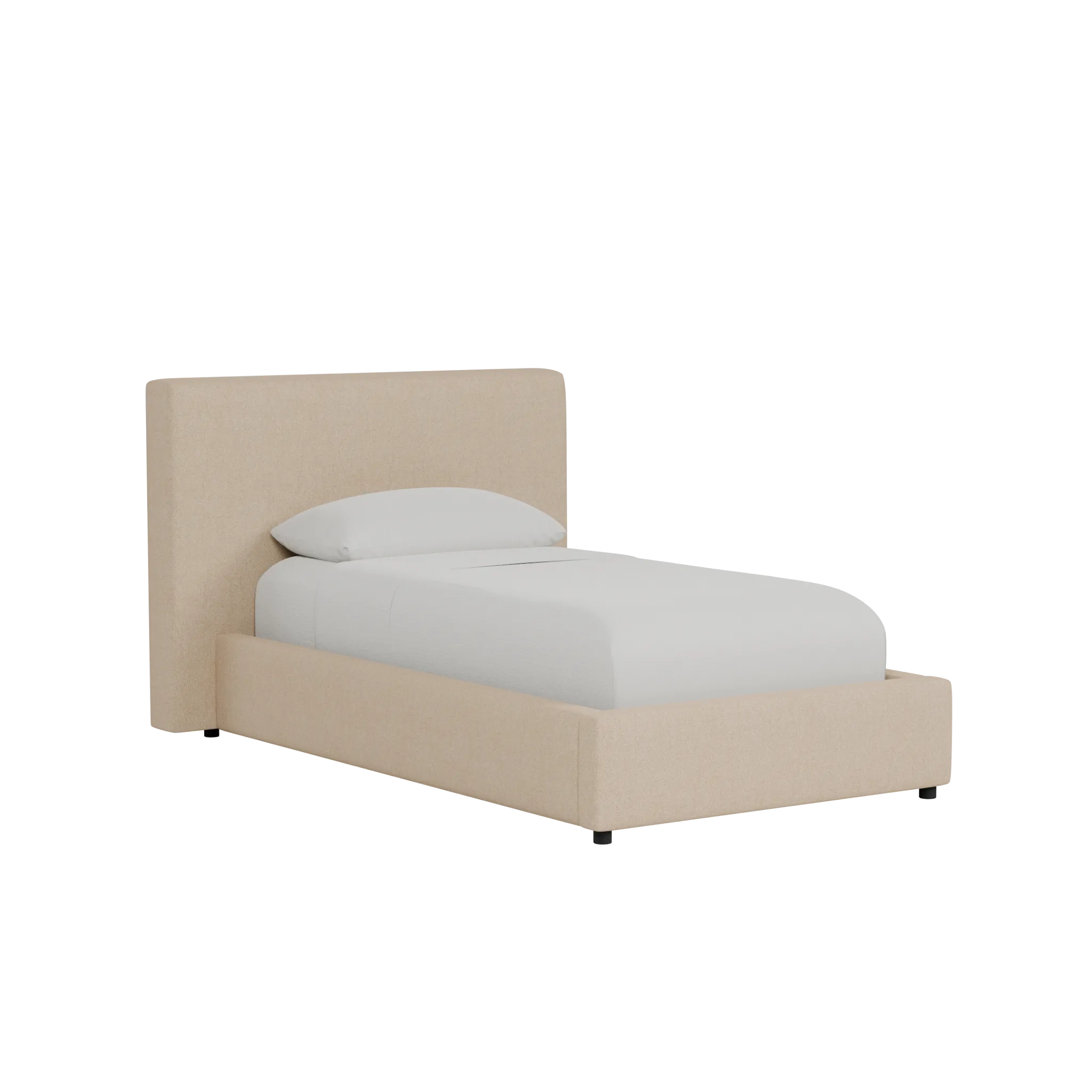 Grayton Elite Taupe 44" Upholstered Platform Bed