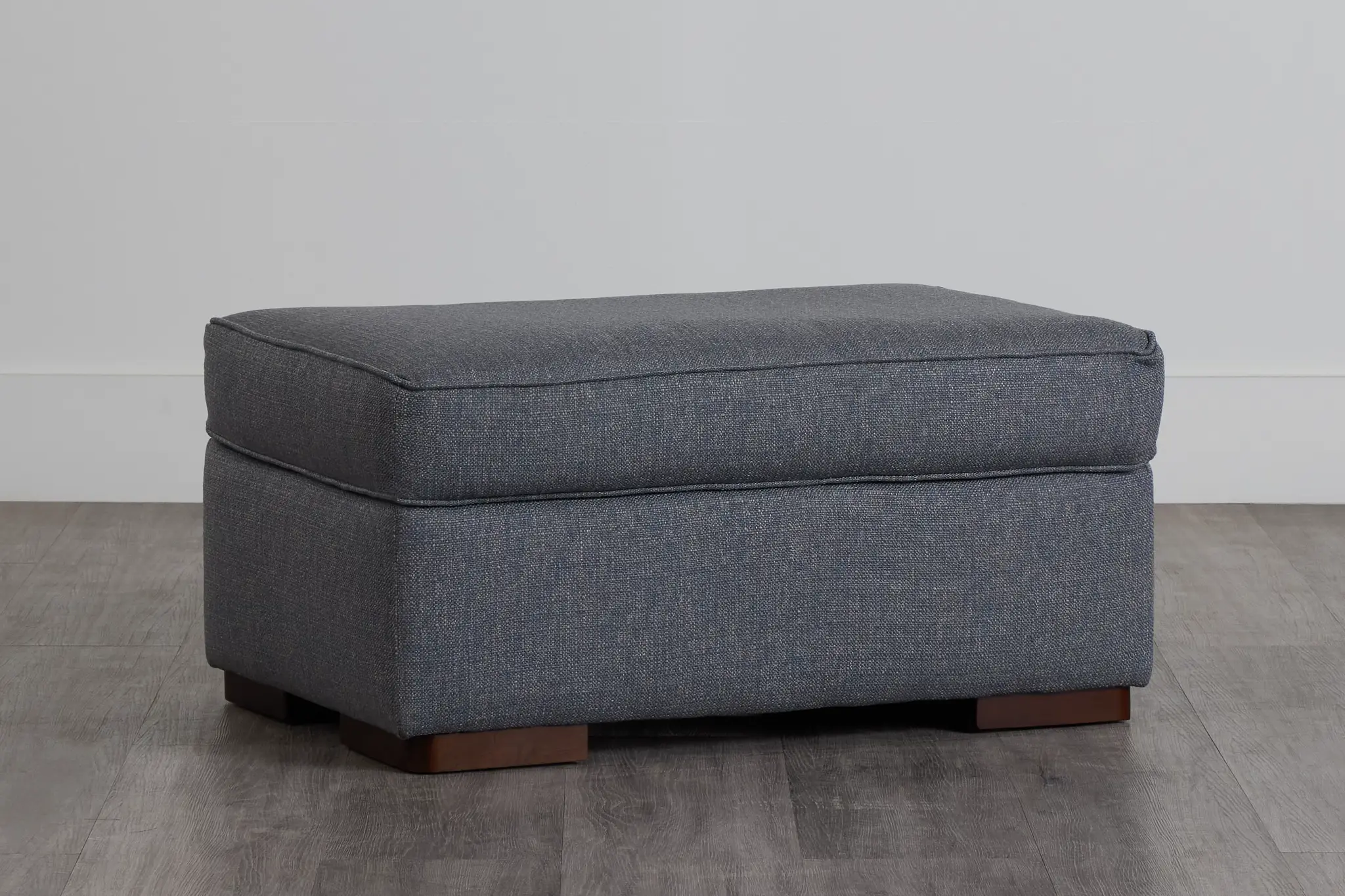 Austin Blue Fabric Ottoman Austin Blue Fabric Ottoman