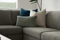 Lauran Light Green Lumbar Accent Pillow