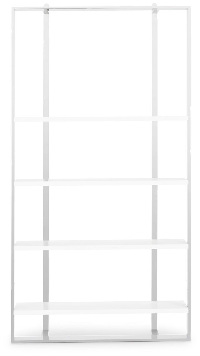 Neo White Large Bookcase