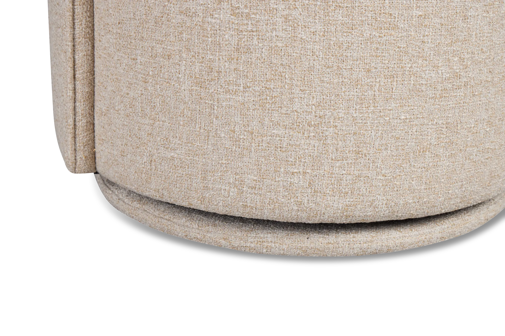 Claude Beige Round Upholstered Side Chair