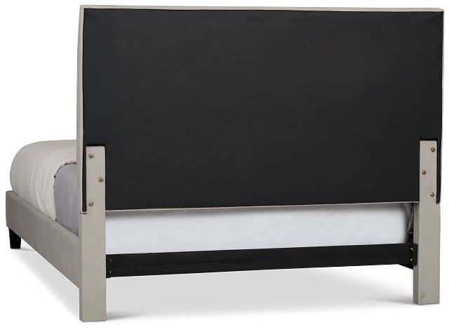 Lucy Light Gray Uph Platform Bed