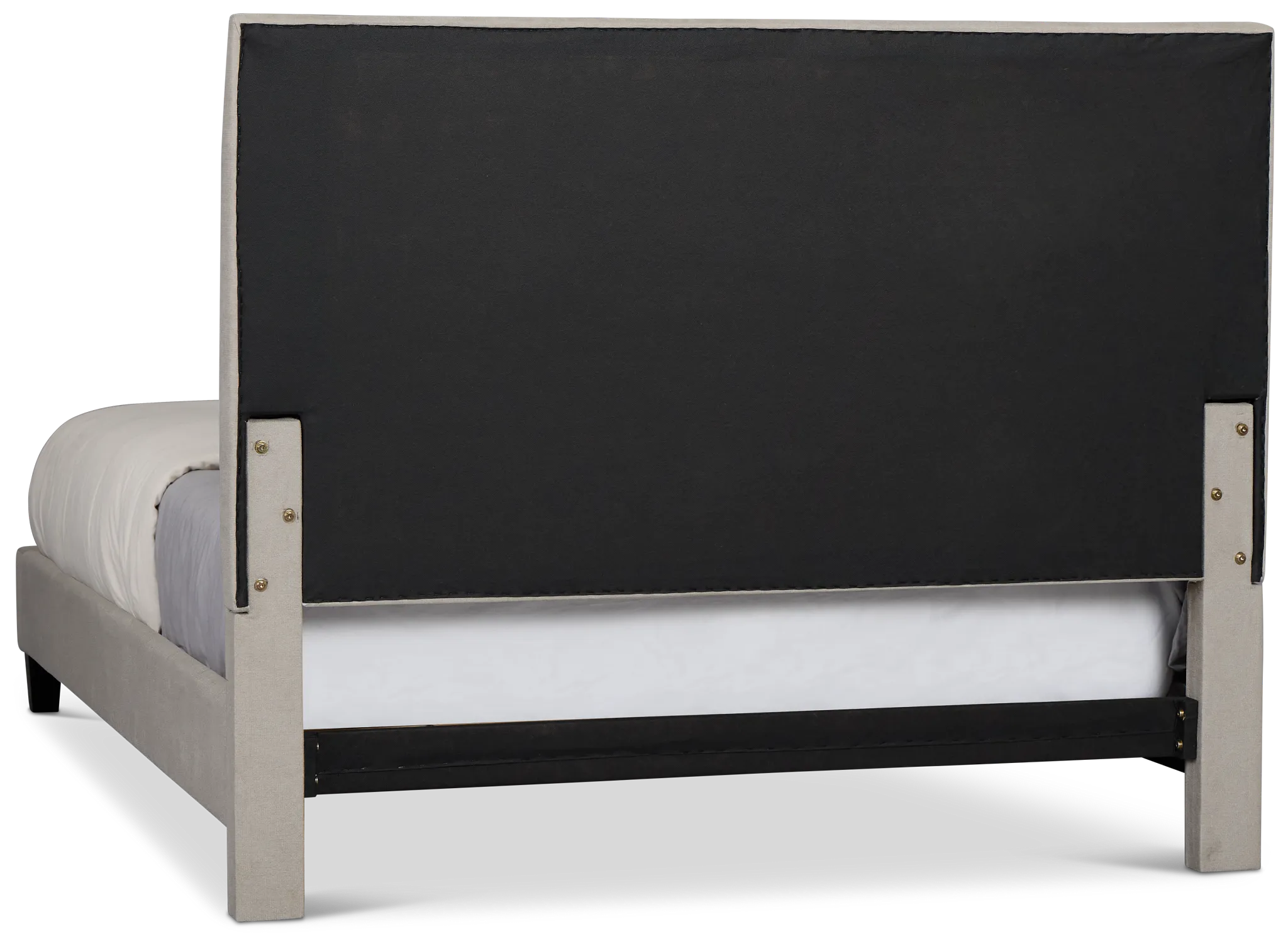 Lucy Light Gray Uph Platform Bed