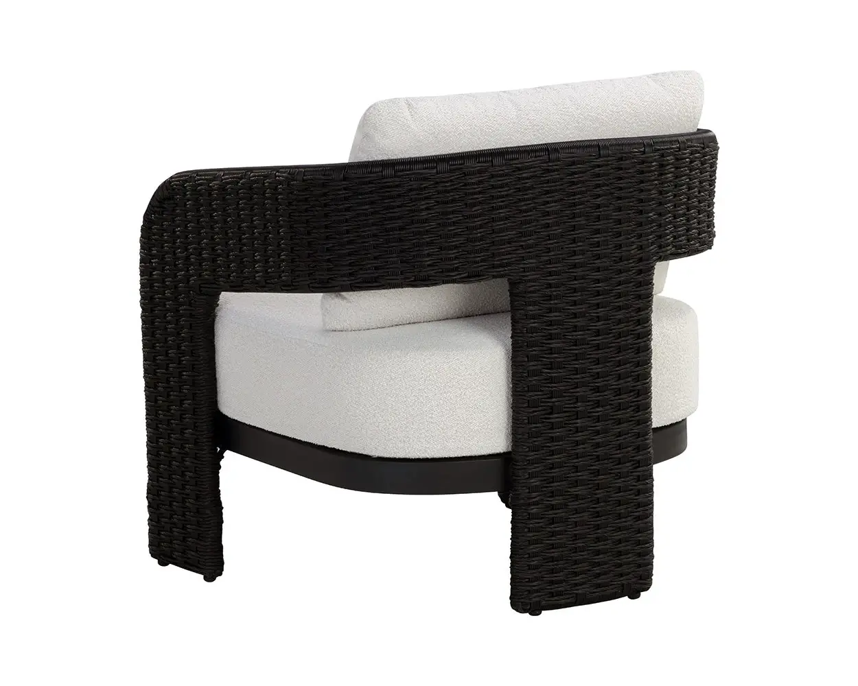 Anya Black Ivory Accent Chair Anya Black Ivory Accent Chair