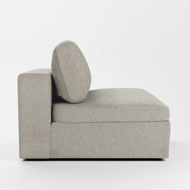 Destin Elite Gray Fabric Swivel Chair