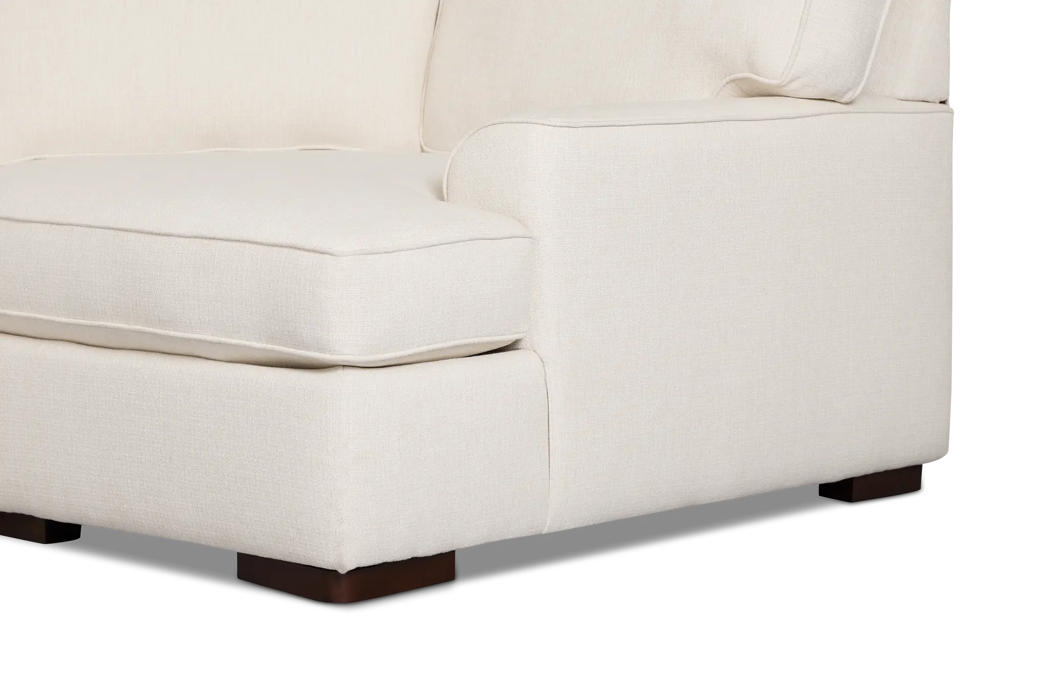 Sinclair Light Beige Fabric Large Right Cuddler Sectional Sinclair Light Beige Fabric Large Right Cuddler Sectional