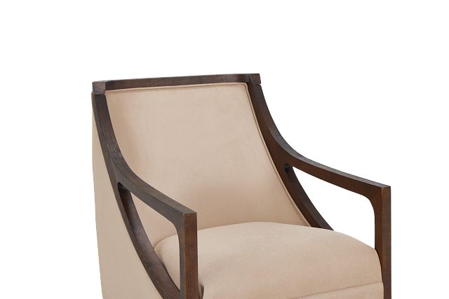 Hopkins Beige Fabric Accent Chair