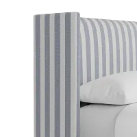 Captiva Sea Lane Dark Blue 48" Upholstered Shelter Bed