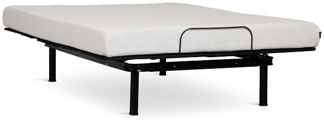 Rest & Renew By Zinus Gel Memory Foam Mattress 6" Firm Slat Adjustable Mattress Set