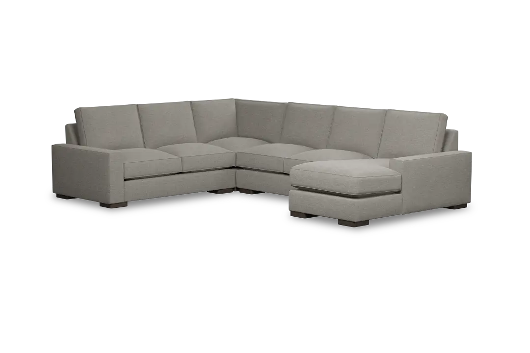 Edgewater Maguire Pewter Medium Right Chaise Sectional Edgewater Maguire Pewter Medium Right Chaise Sectional