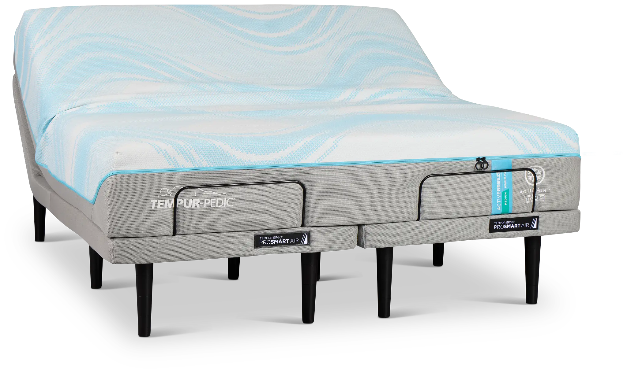 Tempur-pedic Tempur-activebreeze Ergo Prosmart Air Adjustable Mattress Set Tempur-pedic Tempur-activebreeze Ergo Prosmart Air Adjustable Mattress Set