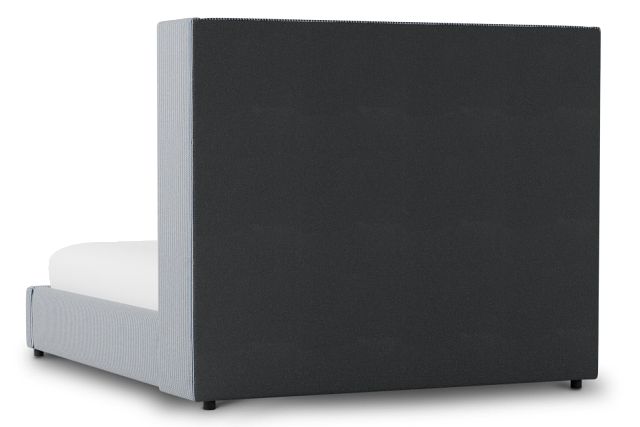 Captiva Lucy Navy 60" Upholstered Shelter Bed