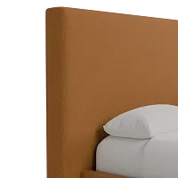 Grayton Elite Light Brown 54" Upholstered Platform Bed