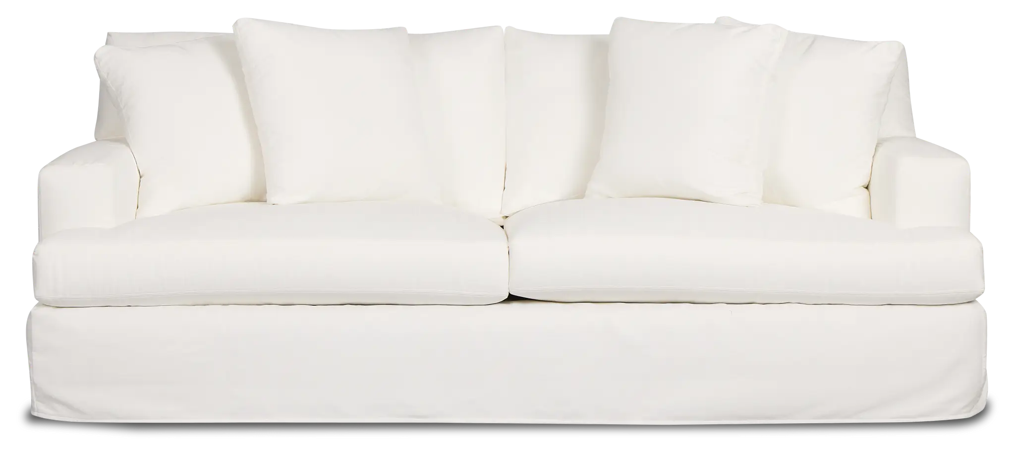 Marren White Fabric Sofa Marren White Fabric Sofa