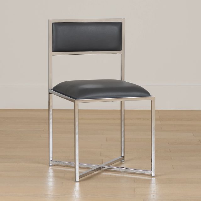 Amalfi Gray Stnl Steel Side Chair