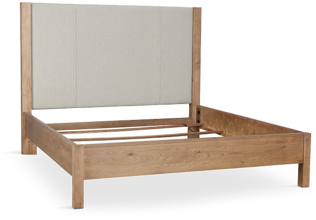 Tahoe Light Tone Uph Panel Bed