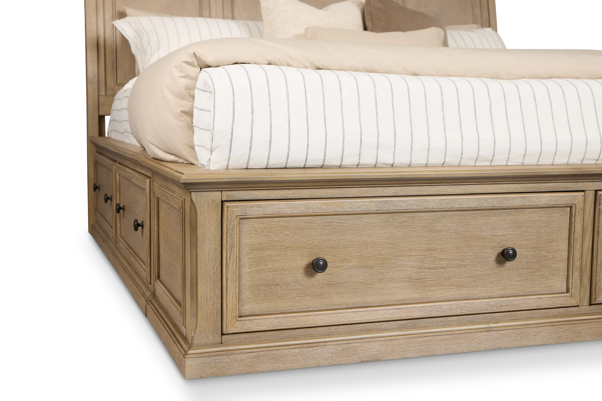 Galveston Light Tone Sleigh Storage Bed Galveston Light Tone Sleigh Storage Bed