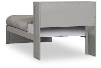 Charleston Gray Bookcase Bed