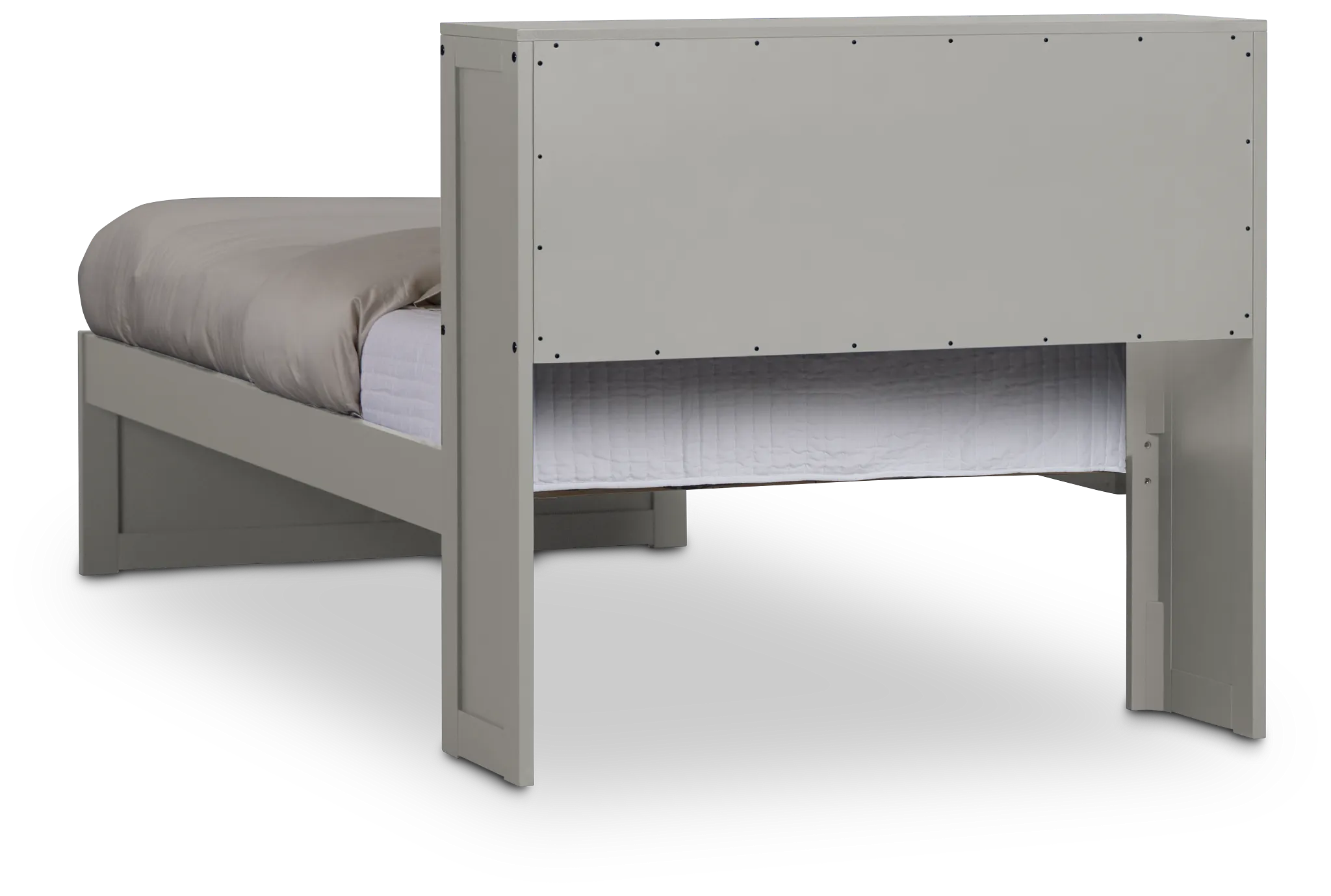 Charleston Gray Bookcase Bed