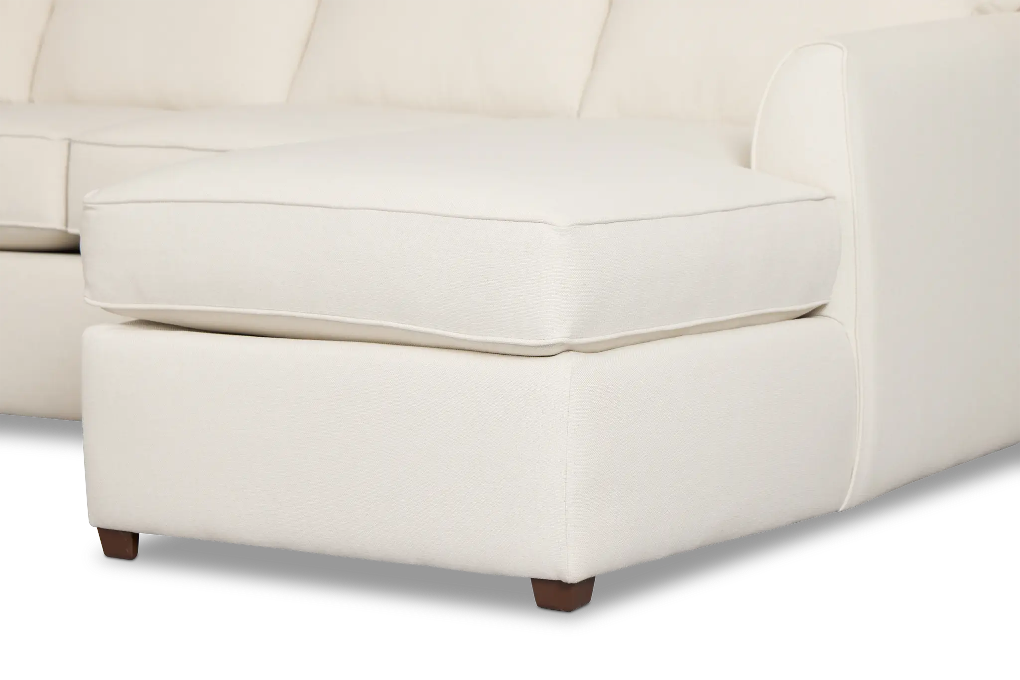 Tate Light Beige Fabric Right Chaise Sectional Tate Light Beige Fabric Right Chaise Sectional