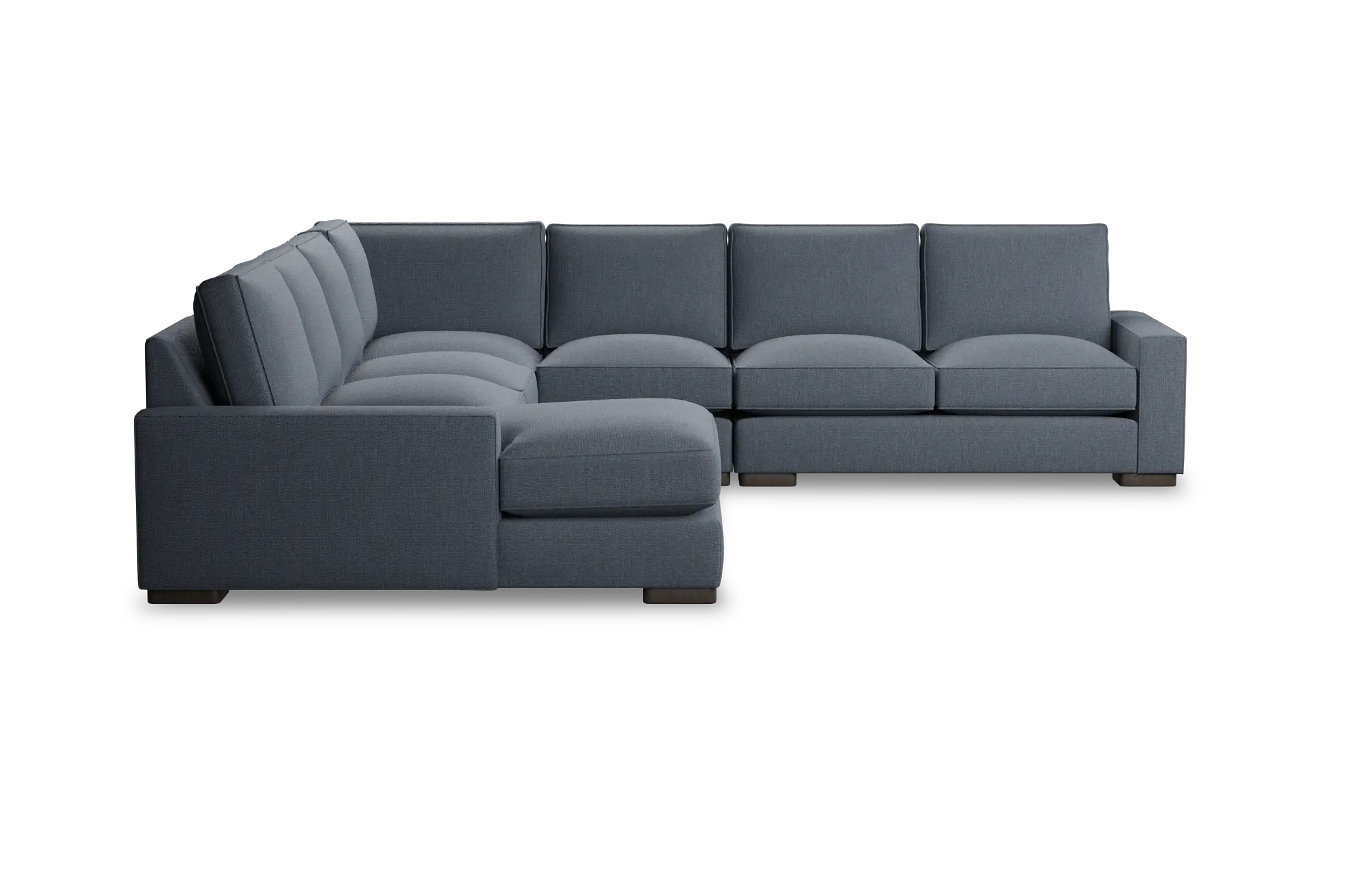 Edgewater Victory Dark Blue Large Left Chaise Sectional Edgewater Victory Dark Blue Large Left Chaise Sectional
