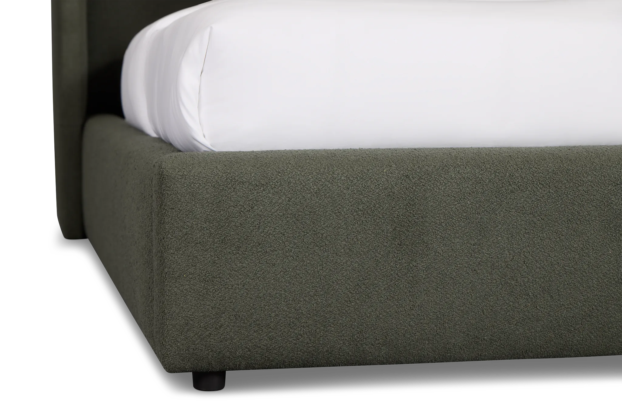Captiva Sutton Green 60" Upholstered Shelter Bed