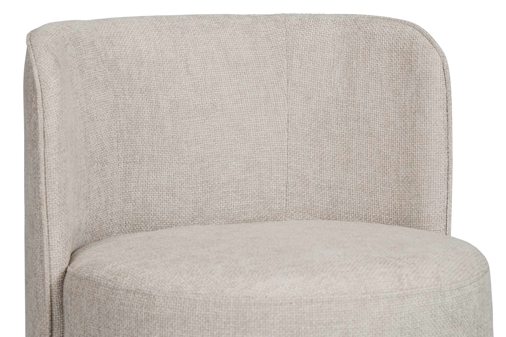 Ryan Light Gray Castored Upholstered Side Chair Ryan Light Gray Castored Upholstered Side Chair