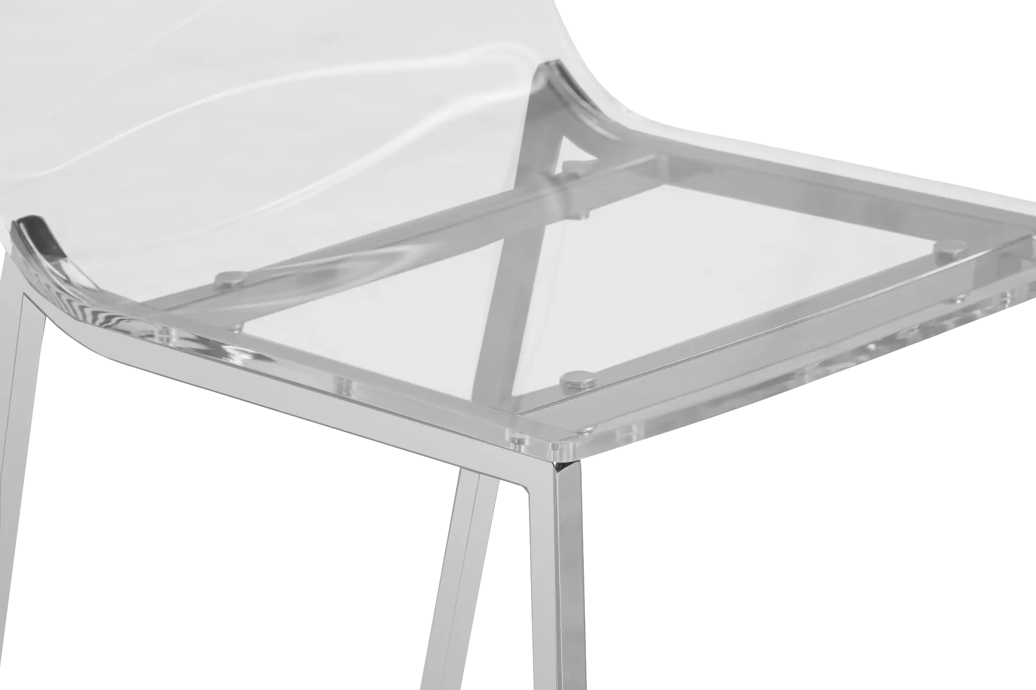 Denmark Acrylic Side Chair Denmark Acrylic Side Chair
