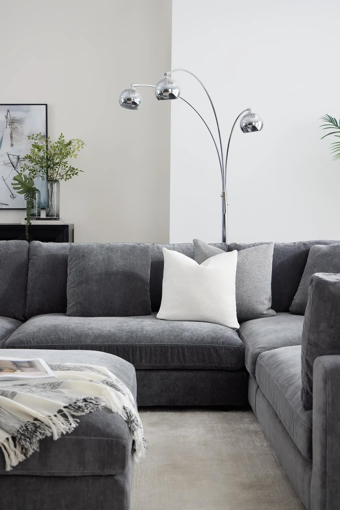 Franci Silver Arc Floor Lamp Franci Silver Arc Floor Lamp