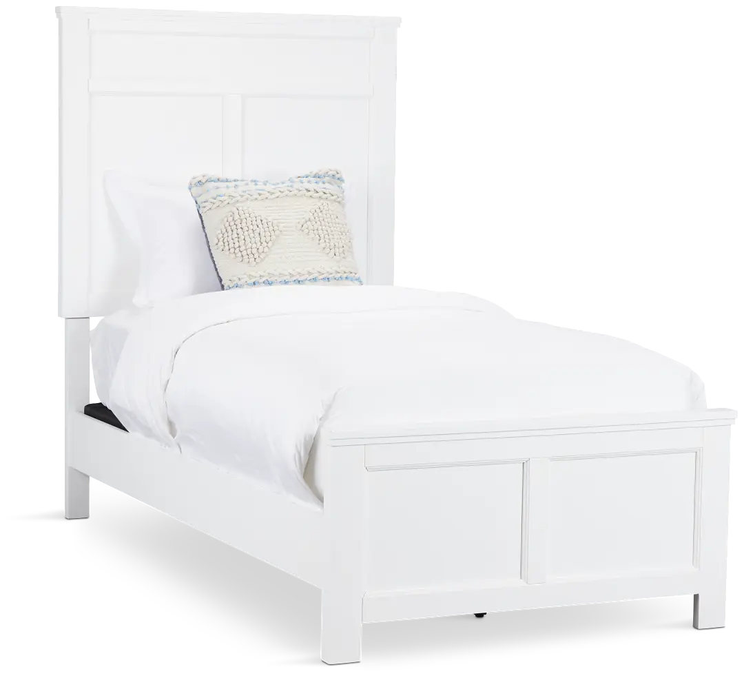 Seabrook White Panel Bed Seabrook White Panel Bed