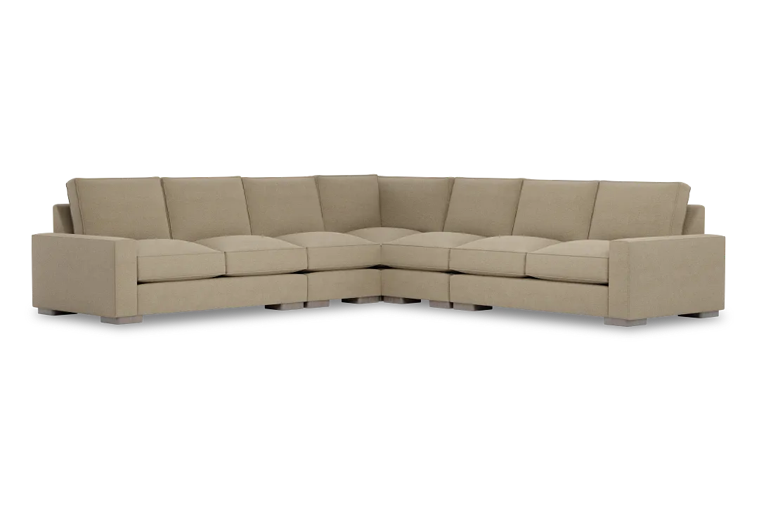 Edgewater Elite Taupe Large Two-arm Sectional